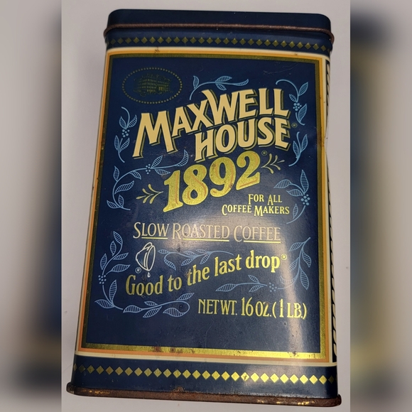 2 Vintage Maxwell House 1892 Coffee Tin - Picture 8 of 8